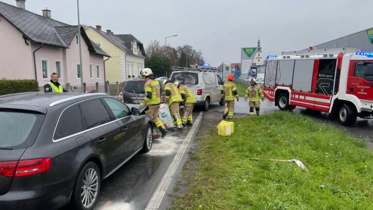 Verkehrsunfall im Ortsgebiet