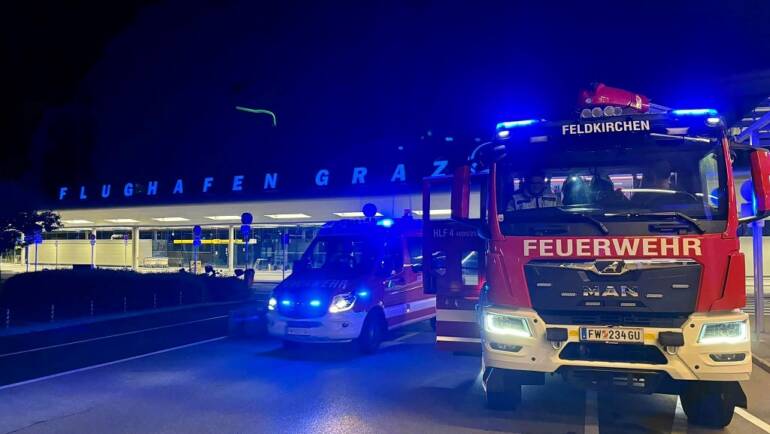 Brandmeldeanlagenalarm Flughafen Graz-Thalerhof