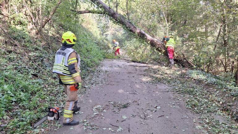 Unwetter-Assistenzeinsatz in Graz